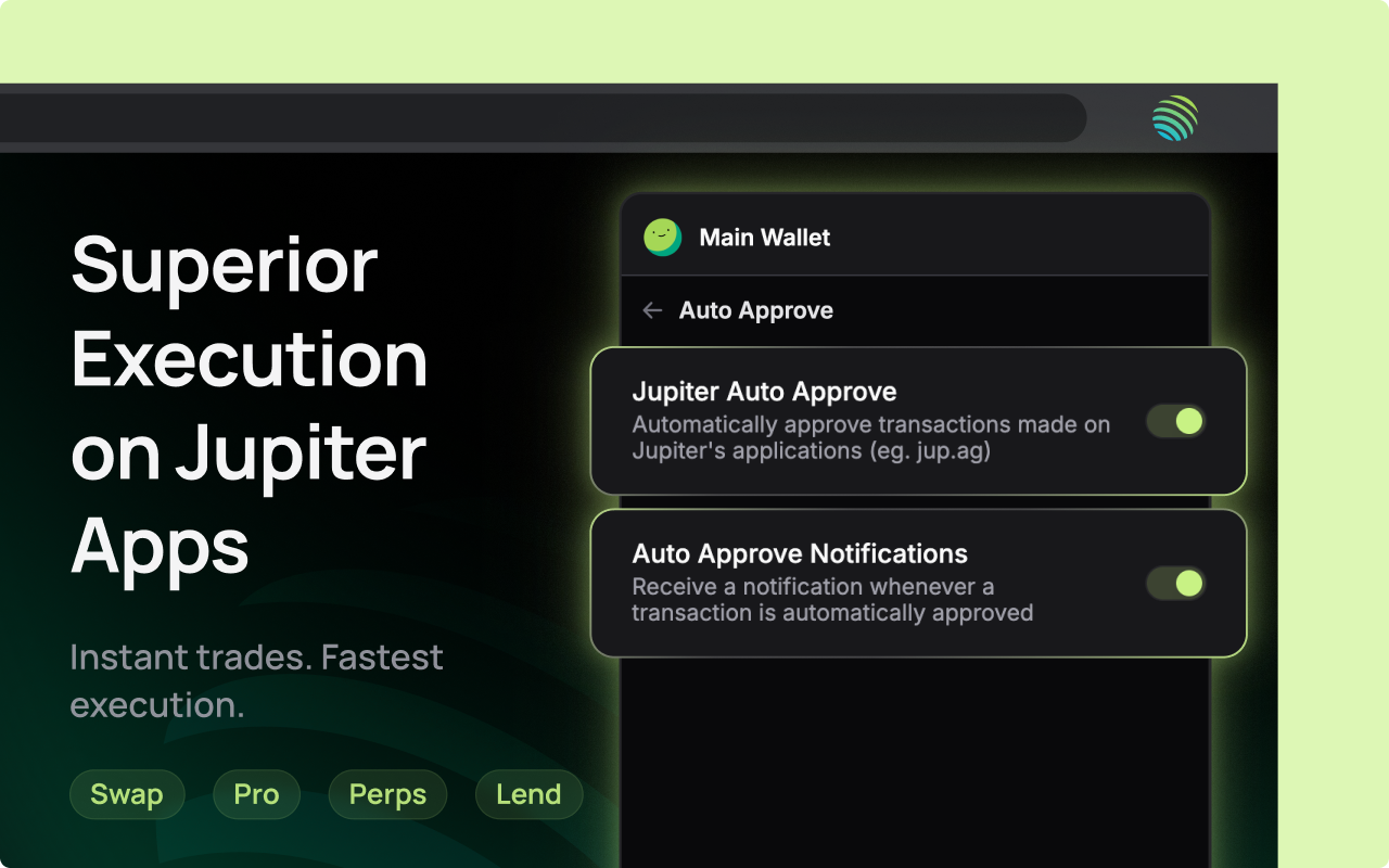 Jupiter Wallet screenshot 5